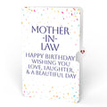 Happy Birthday Confetti Cake Music and Lights Pop-Up Card and Sentiment Set for Mother-in-law