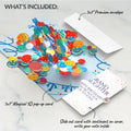 Happy Birthday Balloons Music and Lights Pop-Up Card and Sentiment Set for Granddaughter