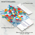 Happy Birthday Balloons Music and Lights Pop-Up Card and Sentiment Set for Grandson