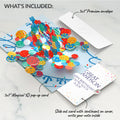 Happy Birthday Balloons Music and Lights Pop-Up Card and Sentiment Set for Great Grandson