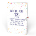 Happy Birthday Balloons Music and Lights Pop-Up Card and Sentiment Set for Brother-In Law