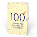 Wishing You a Happy 100th Birthday Music and Lights Pop-Up Card and Party Hat Sentiment Set