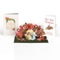 A Child Is Born Christmas Pop-Up Card and Poinsettia First Christmas Sentiment Set for Partner