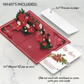 Poinsettia & Pine Love Pop-Up Card and Sentiment Set for Partner