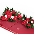 Poinsettia & Pine Christmas Pop-Up Card and Merry & Plentiful Sentiment Set
