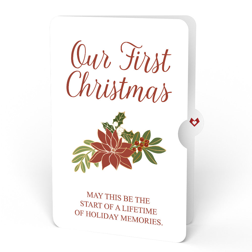 Christmas Joy Wreath and Poinsettia Sentiment Set for Partner