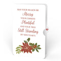 Christmas Joy Wreath and Poinsettia Merry & Plentiful Sentiment Set