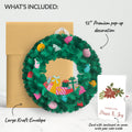 Christmas Joy Wreath and Poinsettia Peace & Joy Sentiment Set