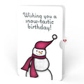 Warm Wishes Snowman Birthday Suncatcher Card and Sentiment Set