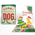 Feliz Naughty Dog Christmas Pop-Up Card and Sentiment Set for My Person