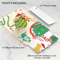Feliz Naughty Dog Christmas Pop-Up Card and Sentiment Set for Dad