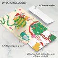 Feliz Naughty Dog Christmas Pop-Up Card and Sentiment Set for Mom