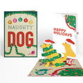 Feliz Naughty Dog Happy Holiday Pop-Up Card and Sentiment Set