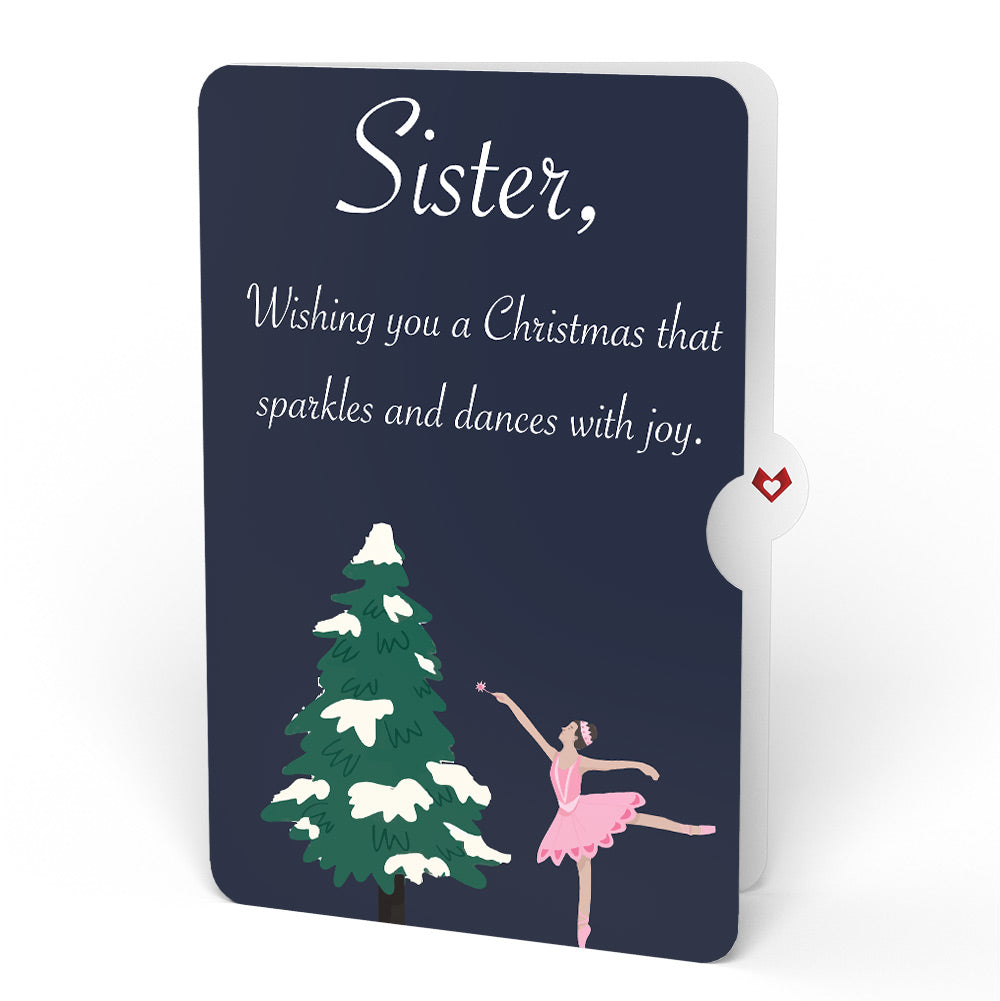 The Nutcracker Christmas Magic Music and Lights Pop-Up Card and Sentiment Set for Sister