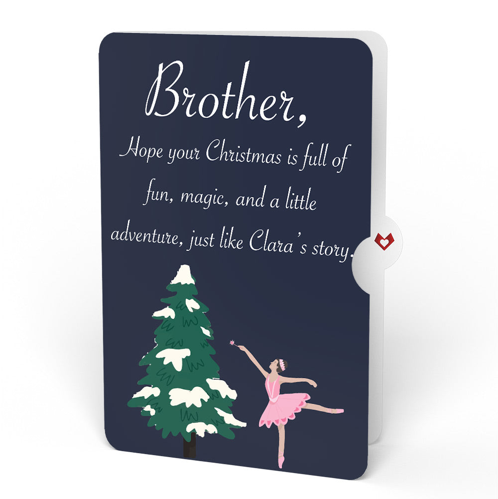 The Nutcracker Christmas Magic Music and Lights Pop-Up Card and Sentiment Set for Brother