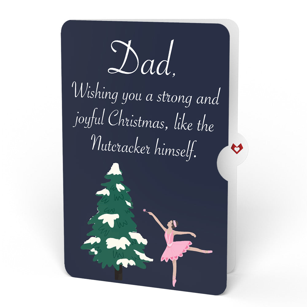 The Nutcracker Christmas Magic Music and Lights Pop-Up Card and Sentiment Set for Dad