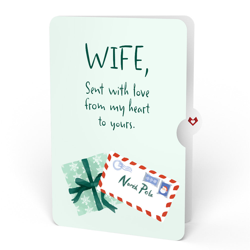 Season's Greetings Penguin Surprise Pop-Up Card and Sentiment Set for Wife