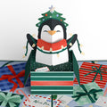 Season's Greetings Penguin Surprise Pop-Up Card and Sentiment Set for Co-worker