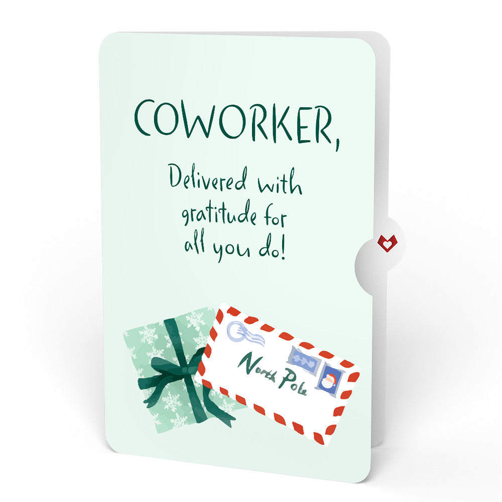 Season's Greetings Penguin Surprise Pop-Up Card and Sentiment Set for Co-worker