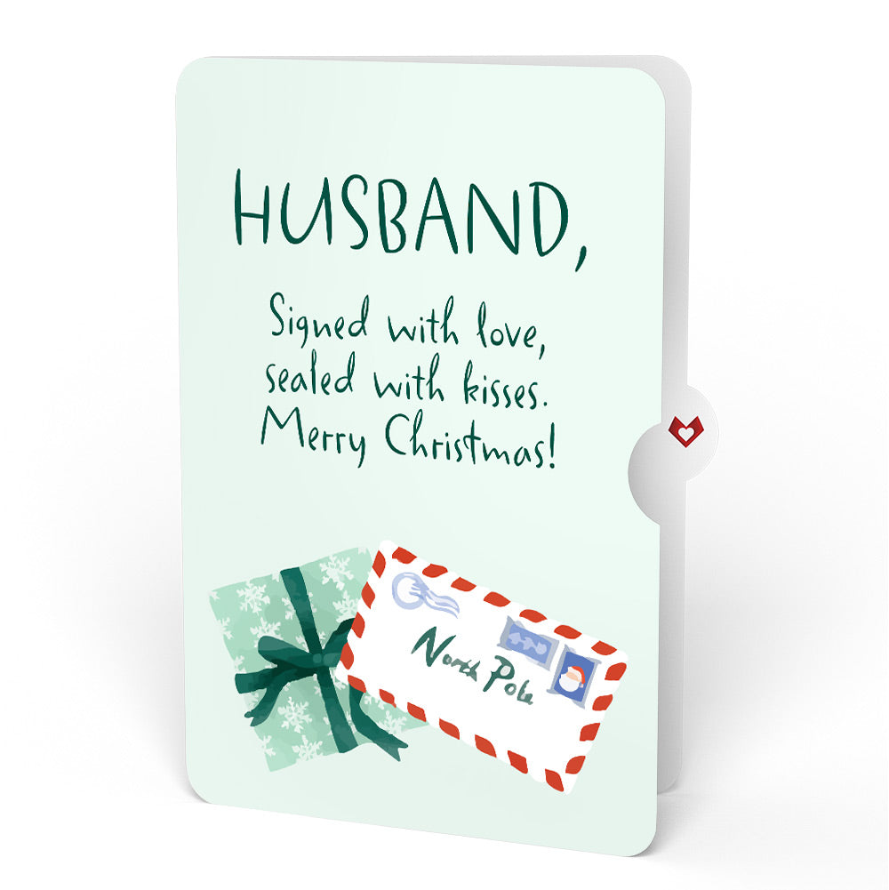 Season's Greetings Penguin Surprise Pop-Up Card and Sentiment Set for Husband