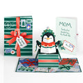Season's Greetings Penguin Surprise Pop-Up Card and Sentiment Set for Mom
