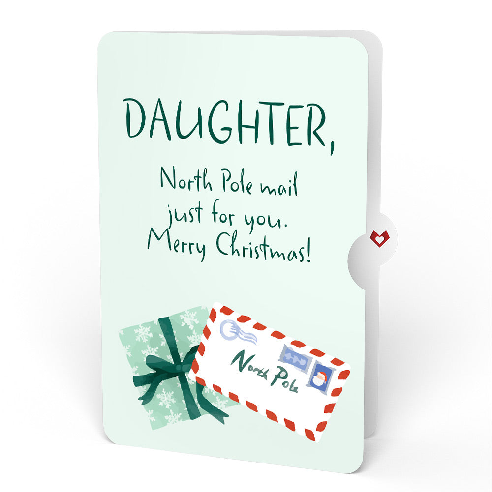Season's Greetings Penguin Surprise Pop-Up Card and Sentiment Set for Daughter
