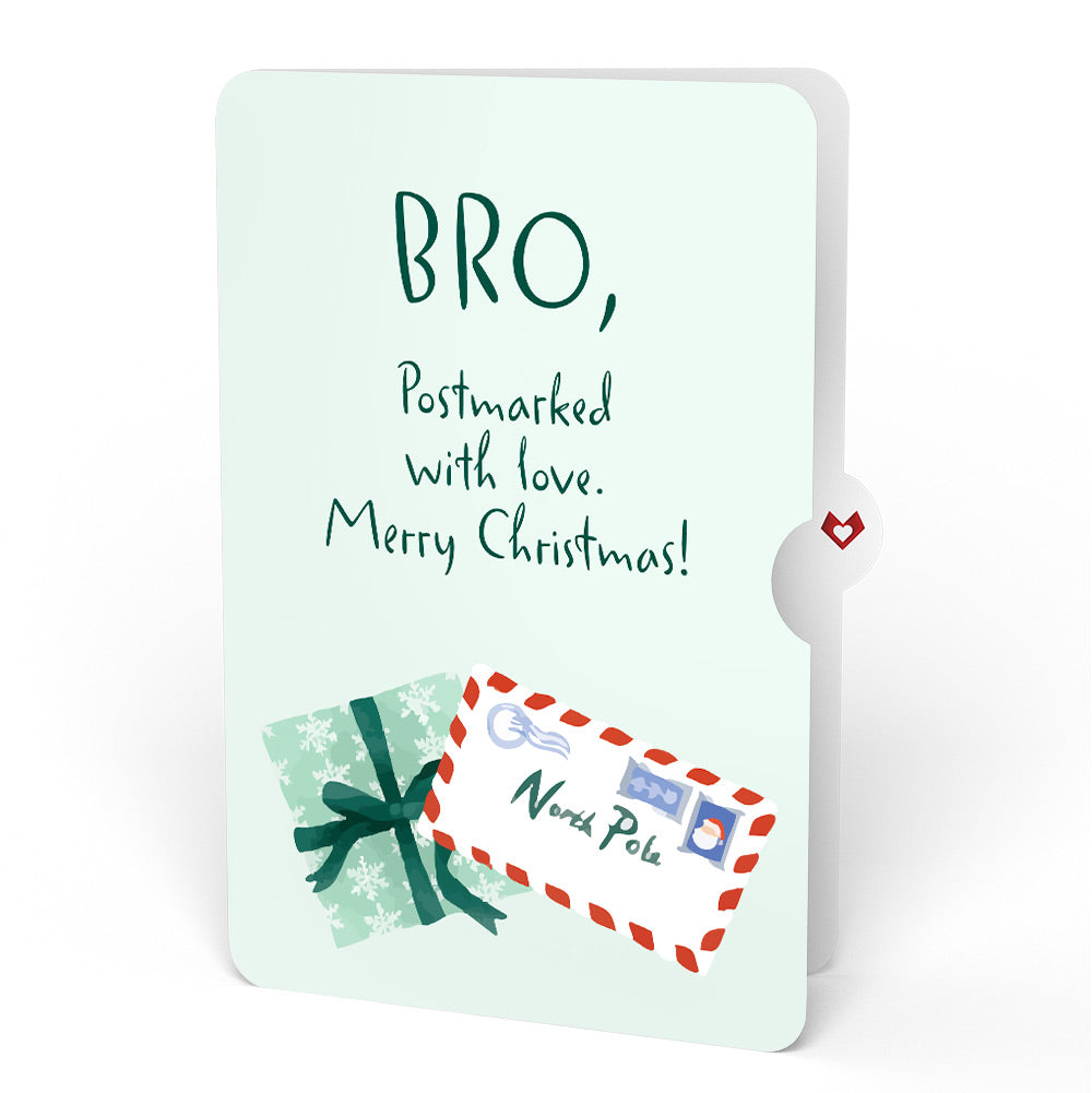 Season's Greetings Penguin Surprise Pop-Up Card and Sentiment Set for Brother