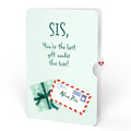 Season's Greetings Penguin Surprise Pop-Up Card and Sentiment Set for Sister