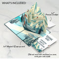 Mountain Snowboard Adventure Thank You Pop-Up Card and Sentiment Set
