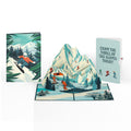 Mountain Snowboard Adventure Winter Pop-Up Card and Sentiment Set