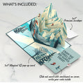 Mountain Snowboard Adventure Winter Pop-Up Card and Sentiment Set
