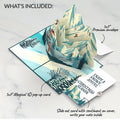 Mountain Snowboard Adventure Christmas Pop-Up Card and Sentiment Set