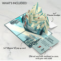 Mountain Snowboard Adventure Retirement Pop-Up Card and Sentiment Set