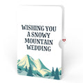 Mountain Snowboard Adventure Wedding Pop-Up Card and Sentiment Set