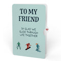 Mountain Snowboard Adventure Friendship Pop-Up Card and Sentiment Set