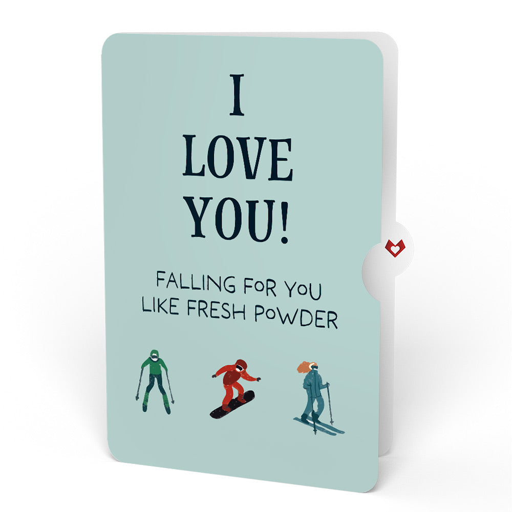 Mountain Snowboard Adventure Love Pop-Up Card and Sentiment Set