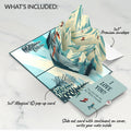 Mountain Snowboard Adventure Love Pop-Up Card and Sentiment Set