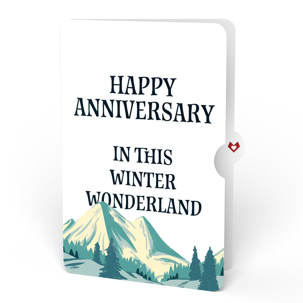 Mountain Ski Adventure Anniversary Pop-Up Card and Sentiment Set