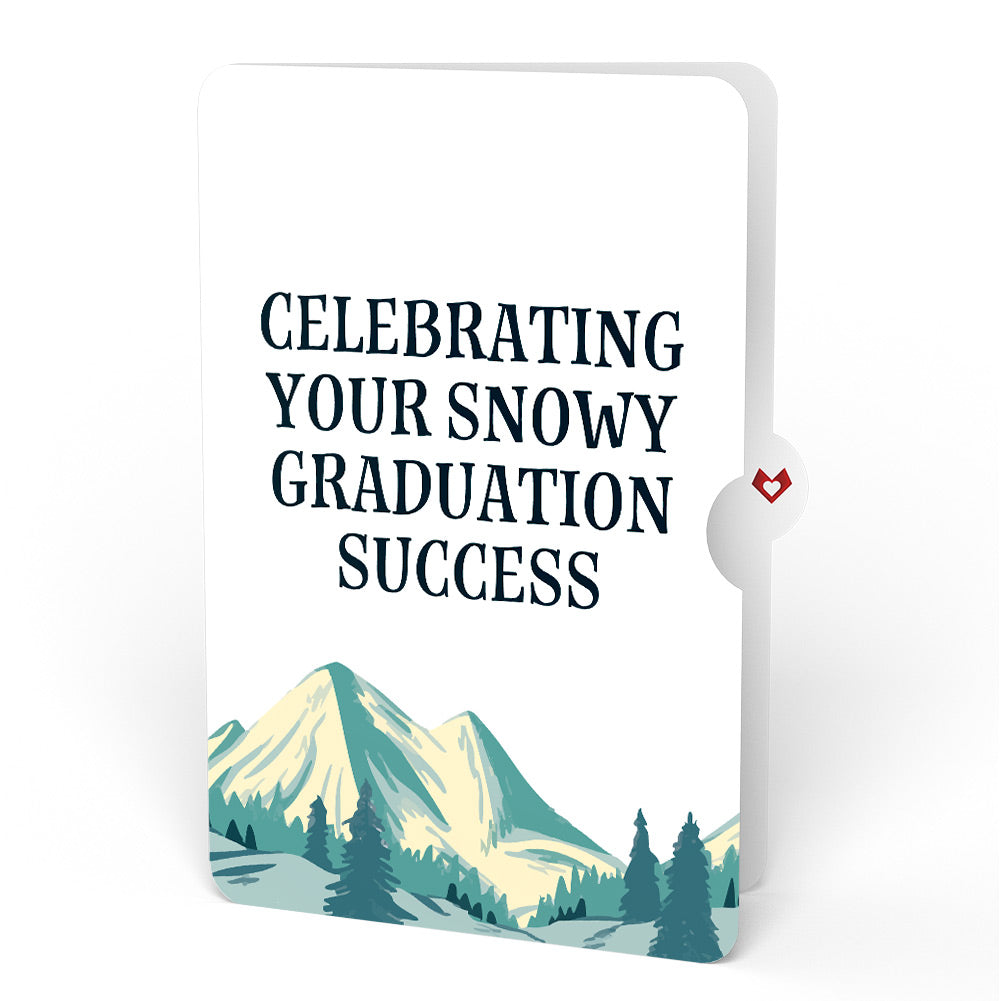 Mountain Ski Adventure Graduation Pop-Up Card and Sentiment Set