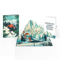 Mountain Ski Adventure Wedding Pop-Up Card and Sentiment Set