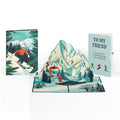 Mountain Ski Adventure Friendship Pop-Up Card and Sentiment Set