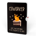 Out of this World Birthday Cat Pop-Up Card and Sentiment Set for Co-worker
