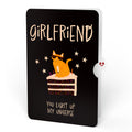 Out of this World Birthday Cat Pop-Up Card and Sentiment Set for Girlfriend