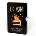 Out of this World Birthday Cat Pop-Up Card and Sentiment Set for Cousin