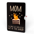 Out of this World Birthday Cat Pop-Up Card and Sentiment Set for Mom
