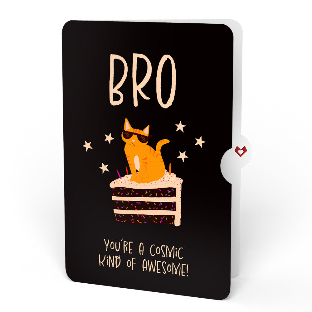 Out of this World Birthday Cat Pop-Up Card and Sentiment Set for Brother
