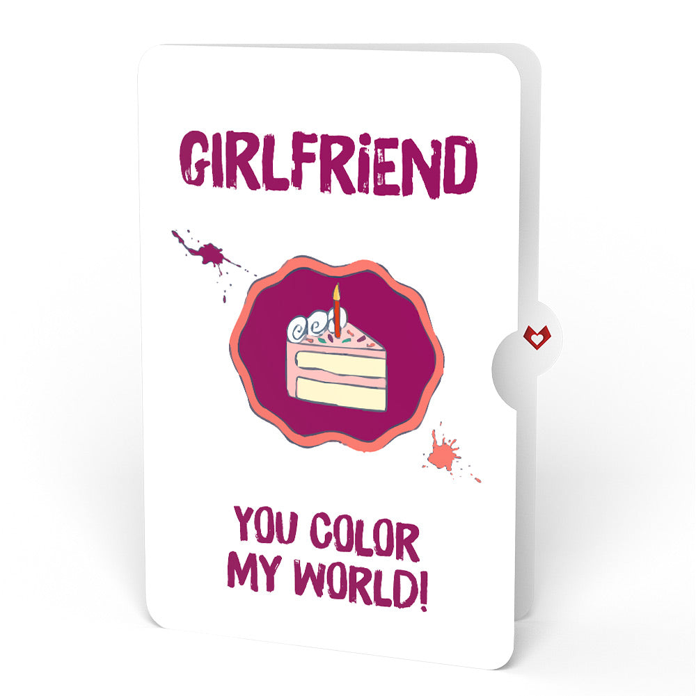 Happy Birthday to a True Masterpiece Pop-Up Card and Sentiment Set for Girlfriend