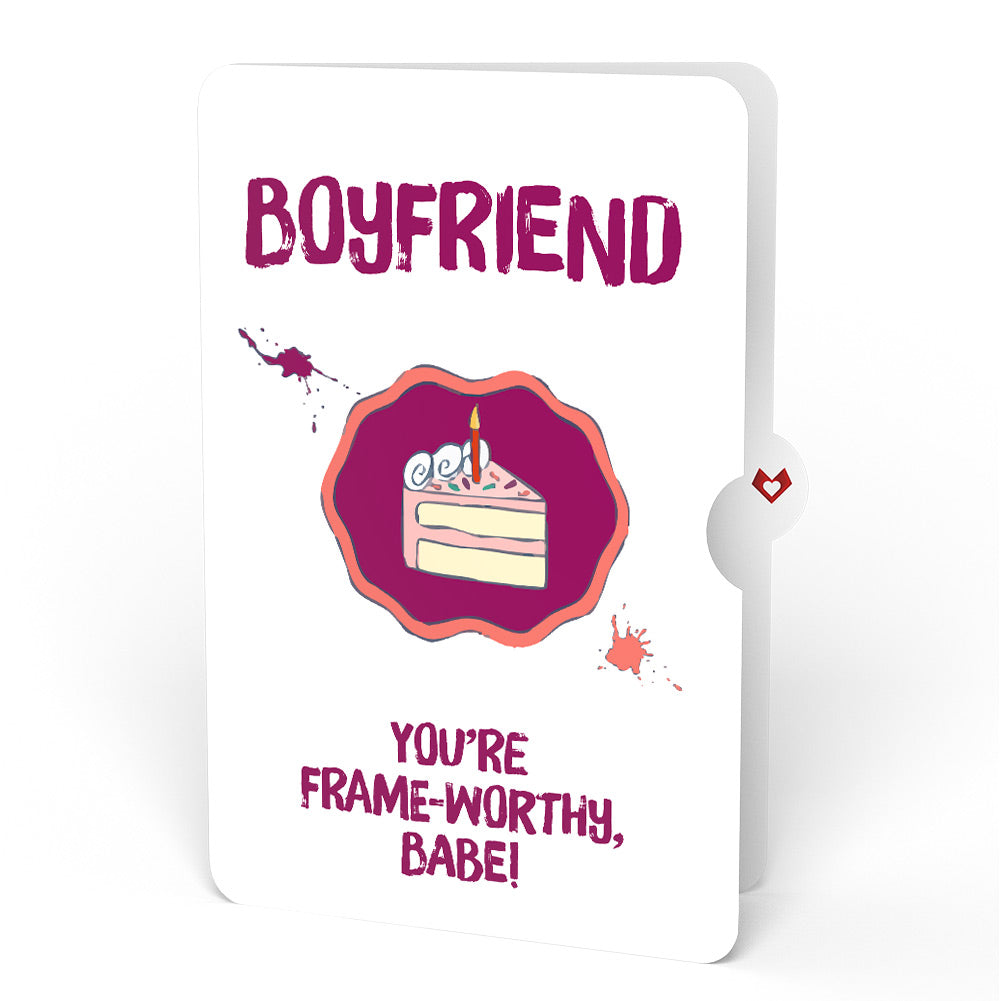 Happy Birthday to a True Masterpiece Pop-Up Card and Sentiment Set for Boyfriend