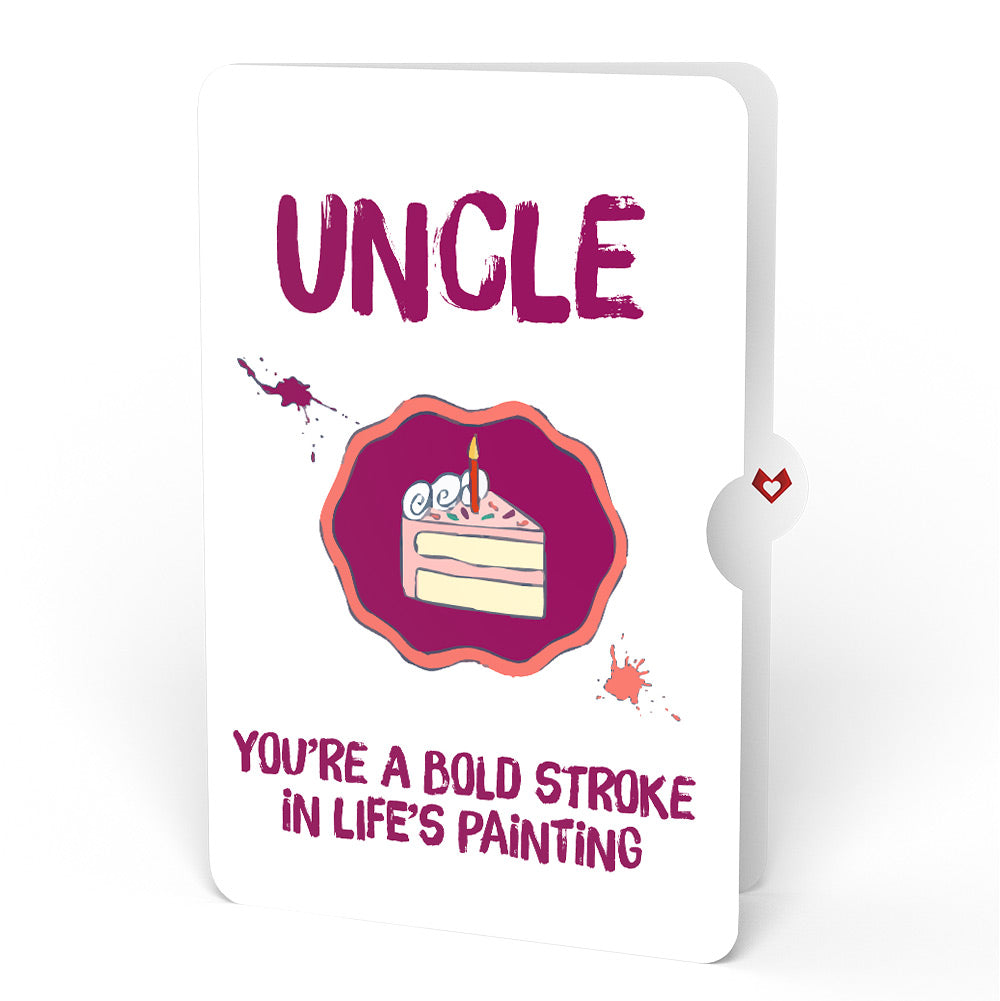 Happy Birthday to a True Masterpiece Pop-Up Card and Sentiment Set for Uncle
