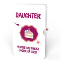 Happy Birthday to a True Masterpiece Pop-Up Card and Sentiment Set for Daughter